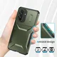 Samsung Galaxy A57 Hoesje Camera Slider Back Cover Schokbestendig Groen afbeelding 4
