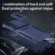 Samsung Galaxy A57 Hoesje Camera Slider Back Cover Schokbestendig Blauw afbeelding 6