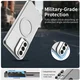 Samsung Galaxy A57 Hoesje MagSafe Backcover Semi-Transparant & Wit afbeelding 9