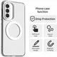 Samsung Galaxy A57 Hoesje MagSafe Backcover Semi-Transparant & Wit afbeelding 7