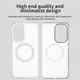 Samsung Galaxy A57 Hoesje MagSafe Backcover Semi-Transparant & Wit afbeelding 5