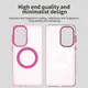 Samsung Galaxy A57 Hoesje MagSafe Backcover Semi-Transparant & Roze afbeelding 5