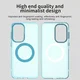 Samsung Galaxy A57 Hoesje MagSafe Backcover Semi-Transparant & Blauw afbeelding 5