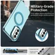 Samsung Galaxy A57 Hoesje MagSafe Backcover Semi-Transparant & Blauw afbeelding 9