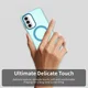 Samsung Galaxy A57 Hoesje MagSafe Backcover Semi-Transparant & Blauw afbeelding 6