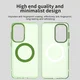 Samsung Galaxy A57 Hoesje MagSafe Backcover Semi-Transparant & Groen afbeelding 5