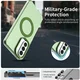 Samsung Galaxy A57 Hoesje MagSafe Backcover Semi-Transparant & Groen afbeelding 9