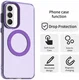 Samsung Galaxy A57 Hoesje MagSafe Backcover Semi-Transparant & Paars afbeelding 7