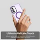 Samsung Galaxy A57 Hoesje MagSafe Backcover Semi-Transparant & Paars afbeelding 6