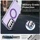 Samsung Galaxy A57 Hoesje MagSafe Backcover Semi-Transparant & Paars afbeelding 9