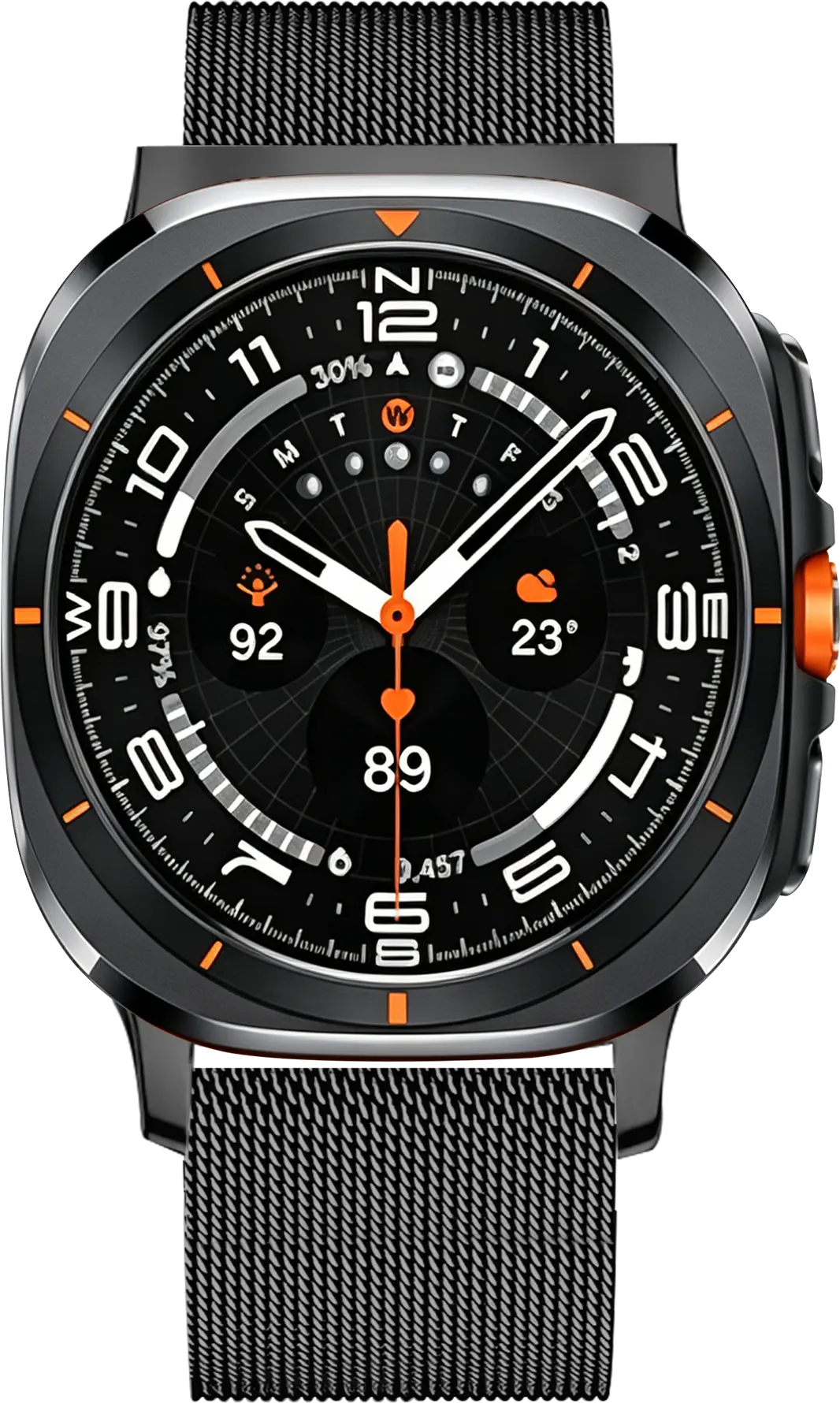 SBG Milanees - Samsung Galaxy Watch Ultra Bandje - Zwart afbeelding 13