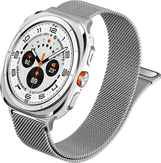 SBG Milanees - Samsung Galaxy Watch Ultra Bandje - Zilver afbeelding 10