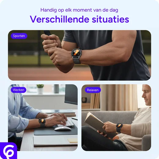 SBG Milanees - Samsung Galaxy Watch Ultra Bandje - Zilver afbeelding 6
