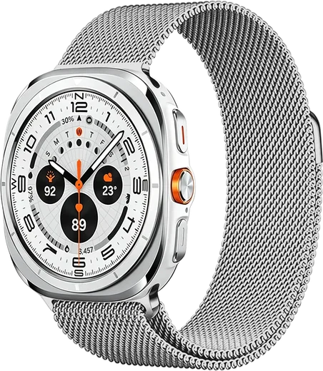SBG Milanees - Samsung Galaxy Watch Ultra Bandje - Zilver afbeelding 1