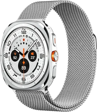 SBG Milanees - Samsung Galaxy Watch Ultra Bandje - Zilver