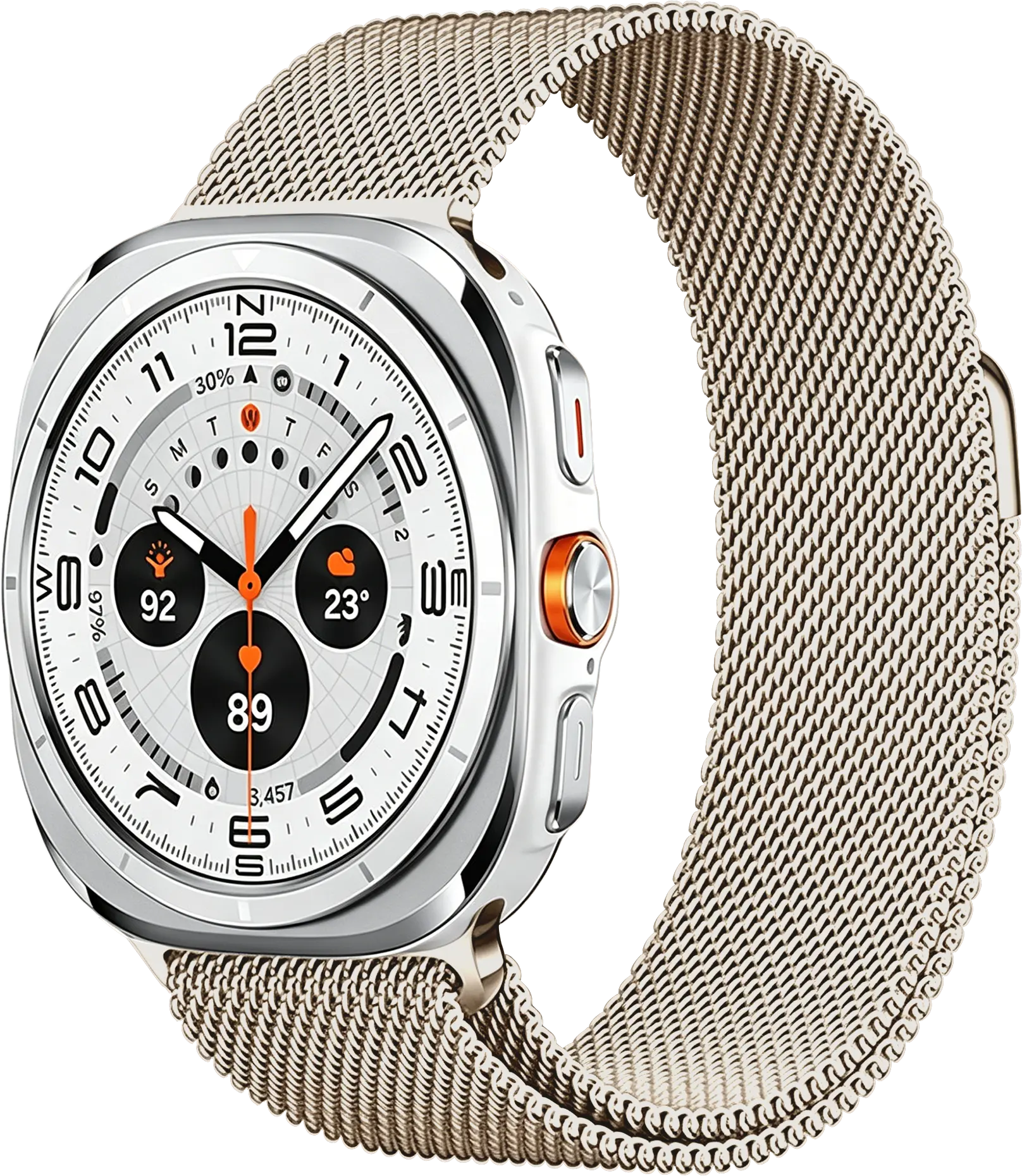 SBG Milanees - Samsung Galaxy Watch Ultra / 2 Bandje - Sterrenlicht afbeelding 1