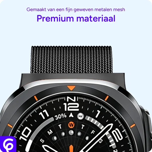 SBG Milanees - Samsung Galaxy Watch Ultra / 2 Bandje - Sterrenlicht afbeelding 5