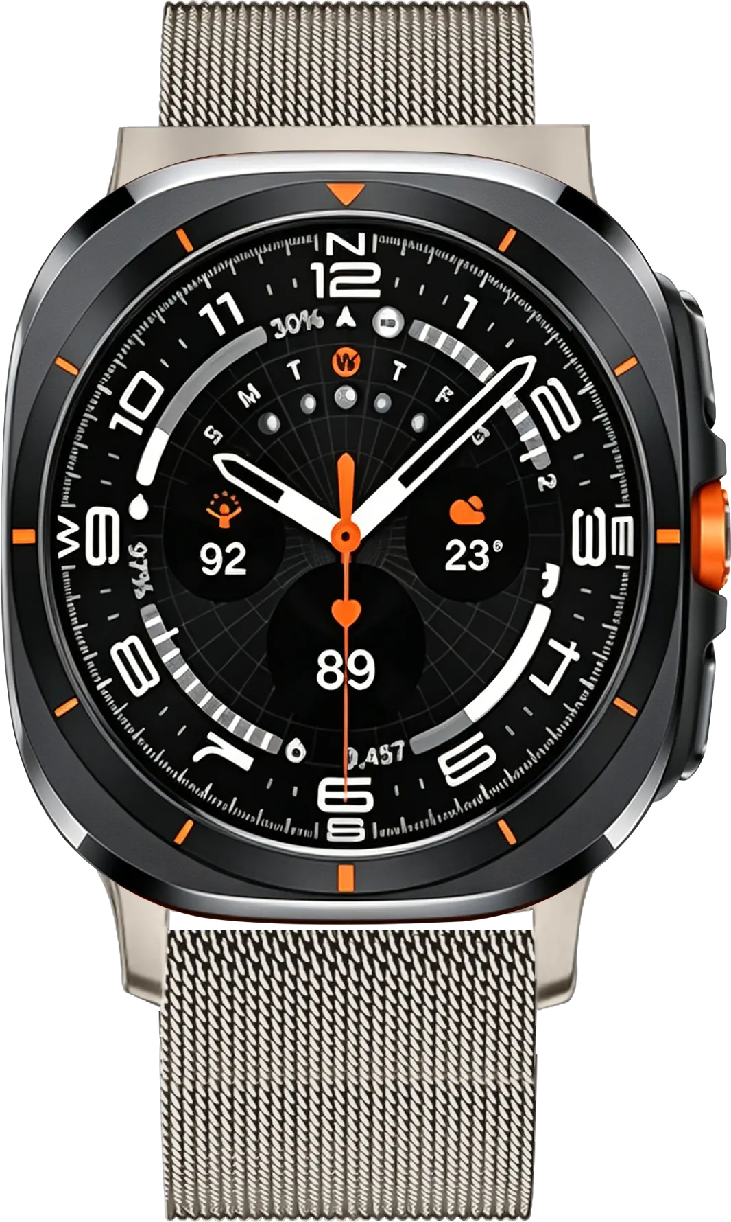 SBG Milanees - Samsung Galaxy Watch Ultra / 2 Bandje - Sterrenlicht afbeelding 7