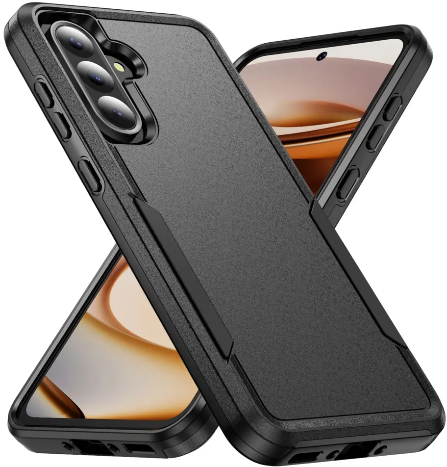 Samsung Galaxy A37 Hoesje Schokbestendige Hardcase Back Cover Zwart afbeelding 1