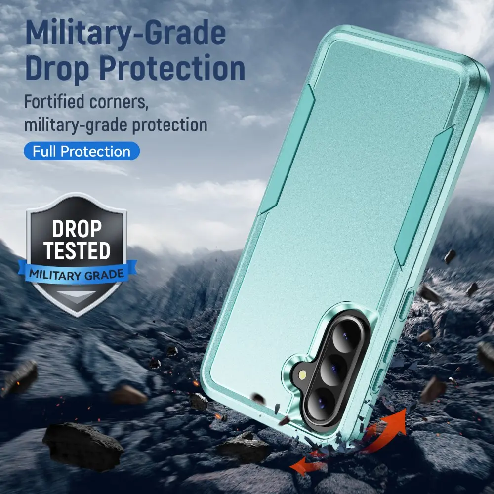 Samsung Galaxy A37 Hoesje Schokbestendige Hardcase Back Cover Groen afbeelding 7