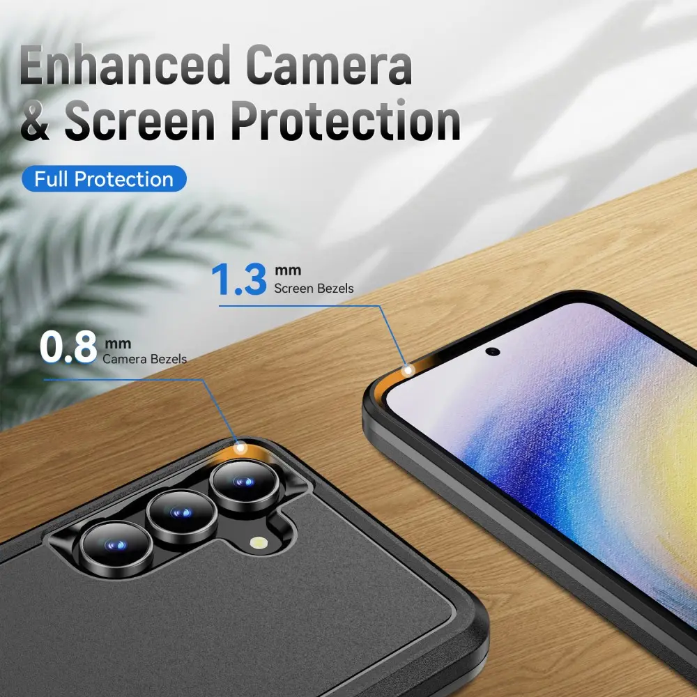 Samsung Galaxy A57 Hoesje Schokbestendige Hardcase Back Cover Zwart afbeelding 6