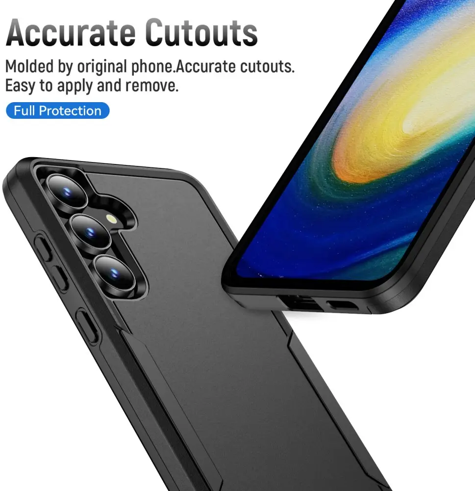Samsung Galaxy A57 Hoesje Schokbestendige Hardcase Back Cover Zwart afbeelding 8