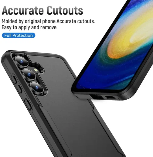 Samsung Galaxy A57 Hoesje Schokbestendige Hardcase Back Cover Zwart afbeelding 8