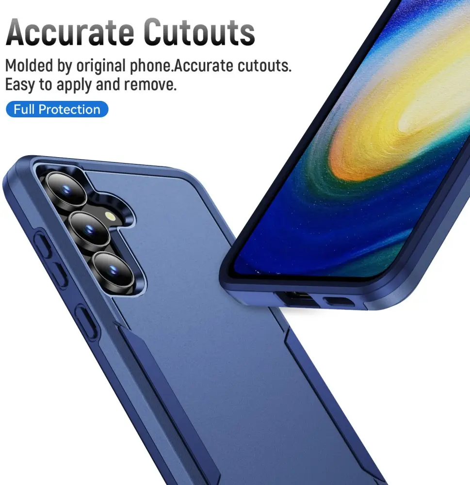 Samsung Galaxy A57 Hoesje Schokbestendige Hardcase Back Cover Blauw afbeelding 8