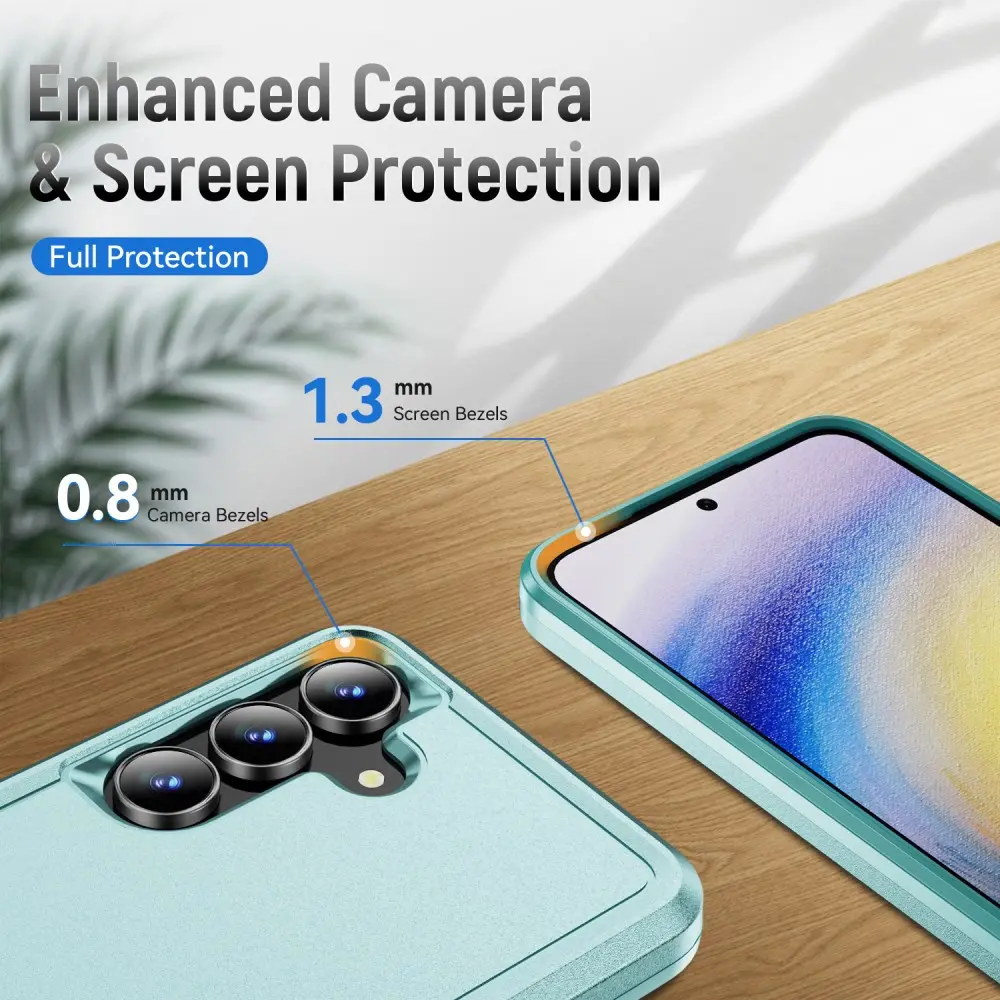 Samsung Galaxy A57 Hoesje Schokbestendige Hardcase Back Cover Groen afbeelding 5