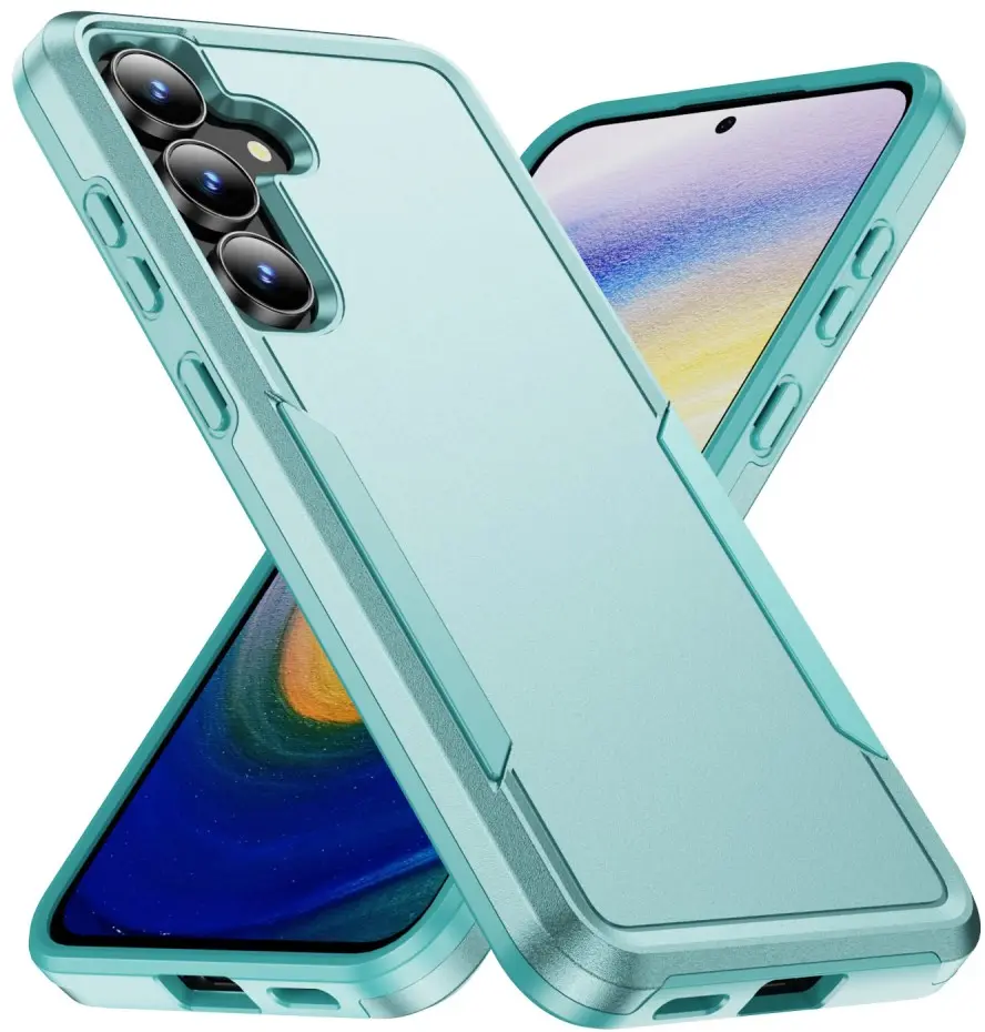 Samsung Galaxy A57 Hoesje Schokbestendige Hardcase Back Cover Groen afbeelding 1