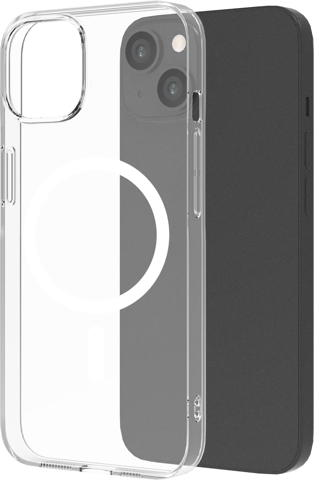 NEKIT Bare Apple iPhone 14 / 13 Hoesje 1.2MM Thin Case MagSafe Transparant afbeelding 8