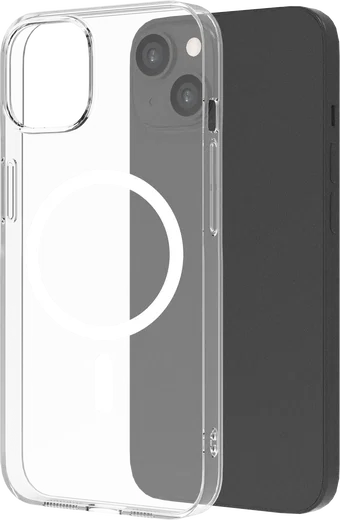 NEKIT Bare Apple iPhone 14 / 13 Hoesje 1.2MM Thin Case MagSafe Transparant afbeelding 8