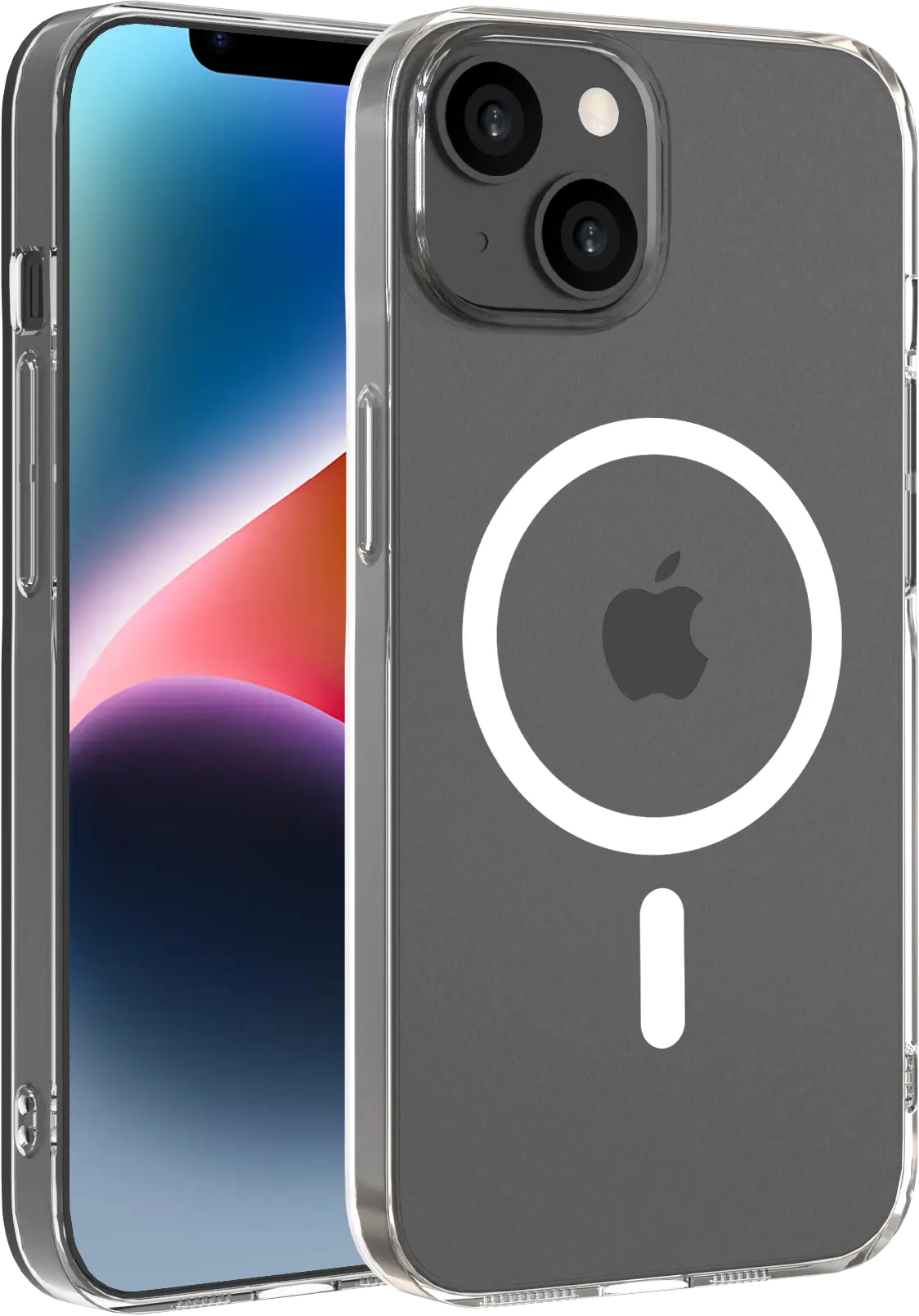 NEKIT Bare Apple iPhone 14 / 13 Hoesje 1.2MM Thin Case MagSafe Transparant afbeelding 7