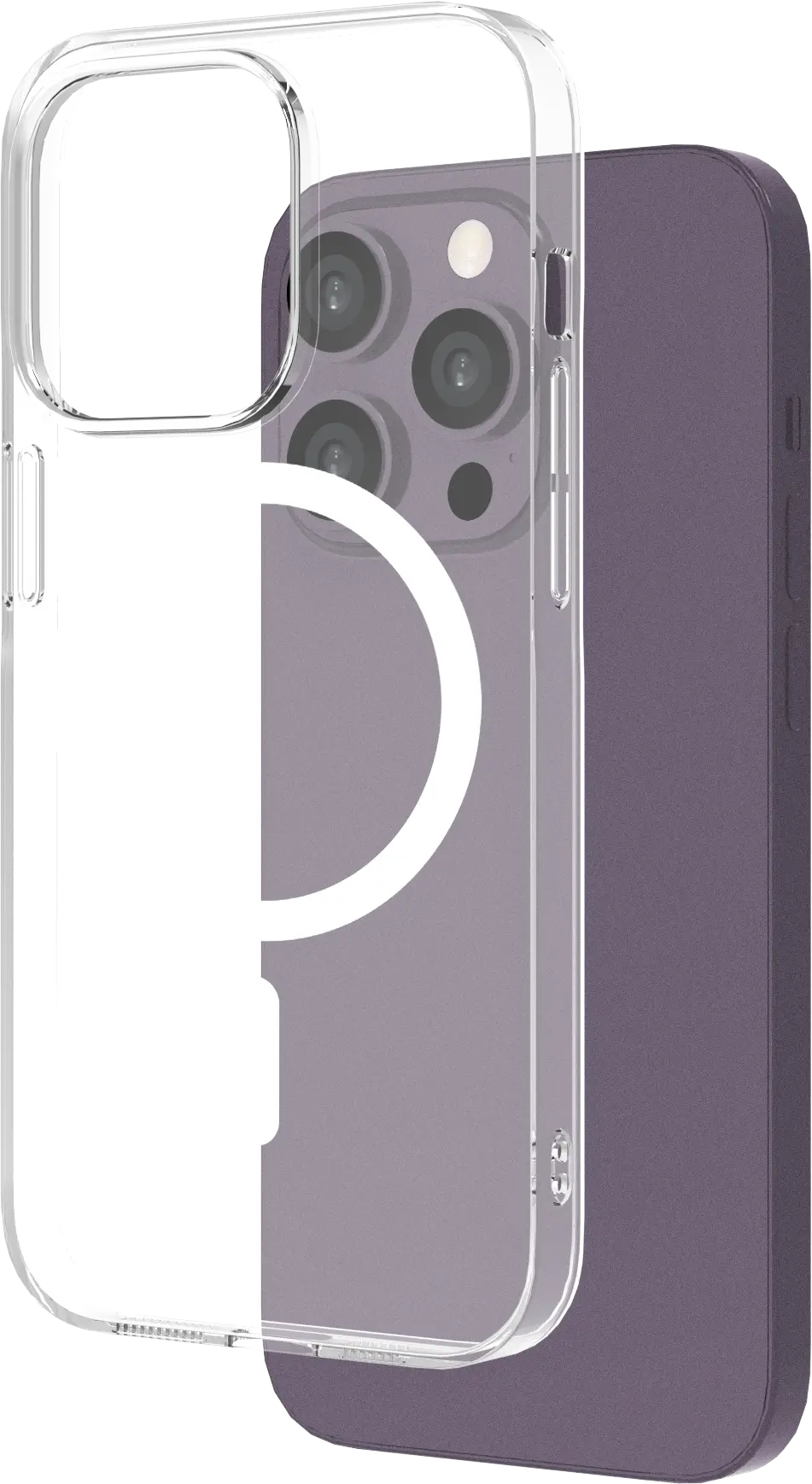 NEKIT Bare Apple iPhone 14 Pro Hoesje 1.2MM Thin Case MagSafe Transparant afbeelding 9