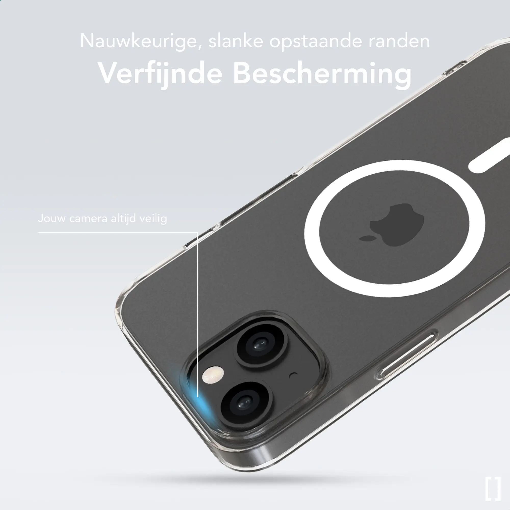 NEKIT Bare Apple iPhone 15 Hoesje 1.2MM Thin Case MagSafe Transparant afbeelding 5