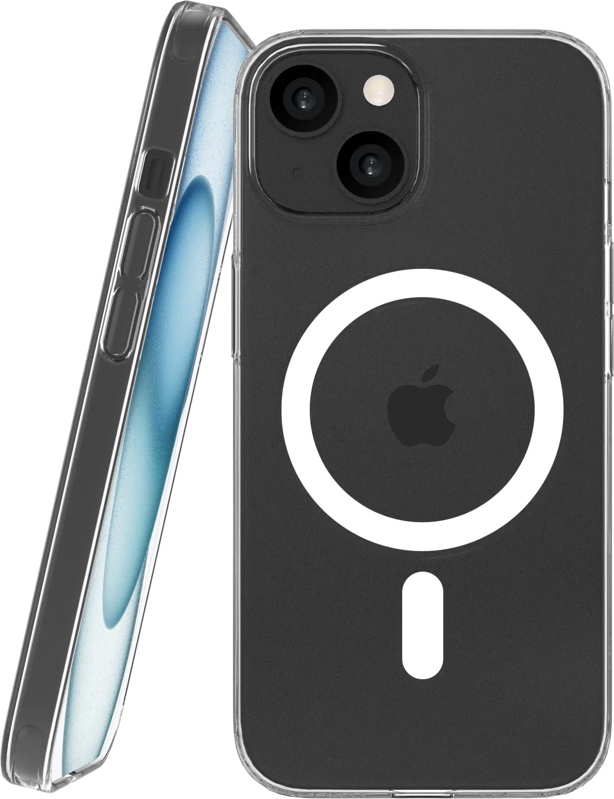NEKIT Bare Apple iPhone 15 Hoesje 1.2MM Thin Case MagSafe Transparant afbeelding 1