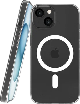 NEKIT Bare Apple iPhone 15 Hoesje 1.2MM Thin Case MagSafe Transparant