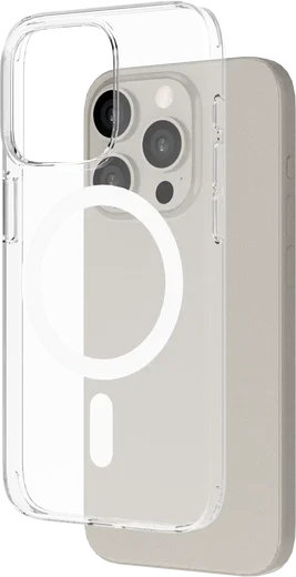 NEKIT Bare Apple iPhone 15 Pro Hoesje 1.2MM Thin Case MagSafe Transparant afbeelding 9