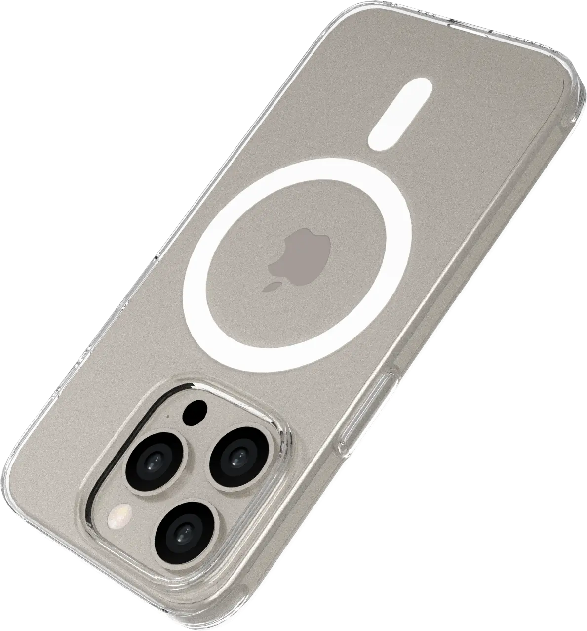 NEKIT Bare Apple iPhone 15 Pro Hoesje 1.2MM Thin Case MagSafe Transparant afbeelding 13