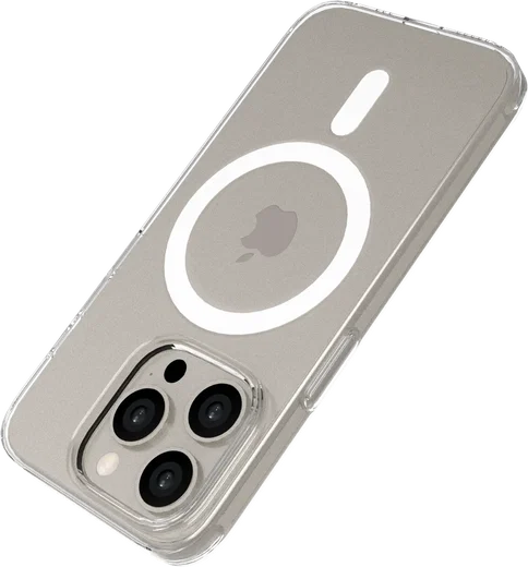 NEKIT Bare Apple iPhone 15 Pro Hoesje 1.2MM Thin Case MagSafe Transparant afbeelding 13