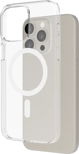 NEKIT Bare Apple iPhone 15 Pro Max Hoesje 1.2MM Thin Case MagSafe Transparant afbeelding 9