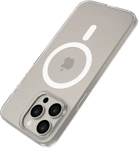 NEKIT Bare Apple iPhone 15 Pro Max Hoesje 1.2MM Thin Case MagSafe Transparant afbeelding 13