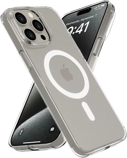 NEKIT Bare Apple iPhone 15 Pro Max Hoesje 1.2MM Thin Case MagSafe Transparant afbeelding 7