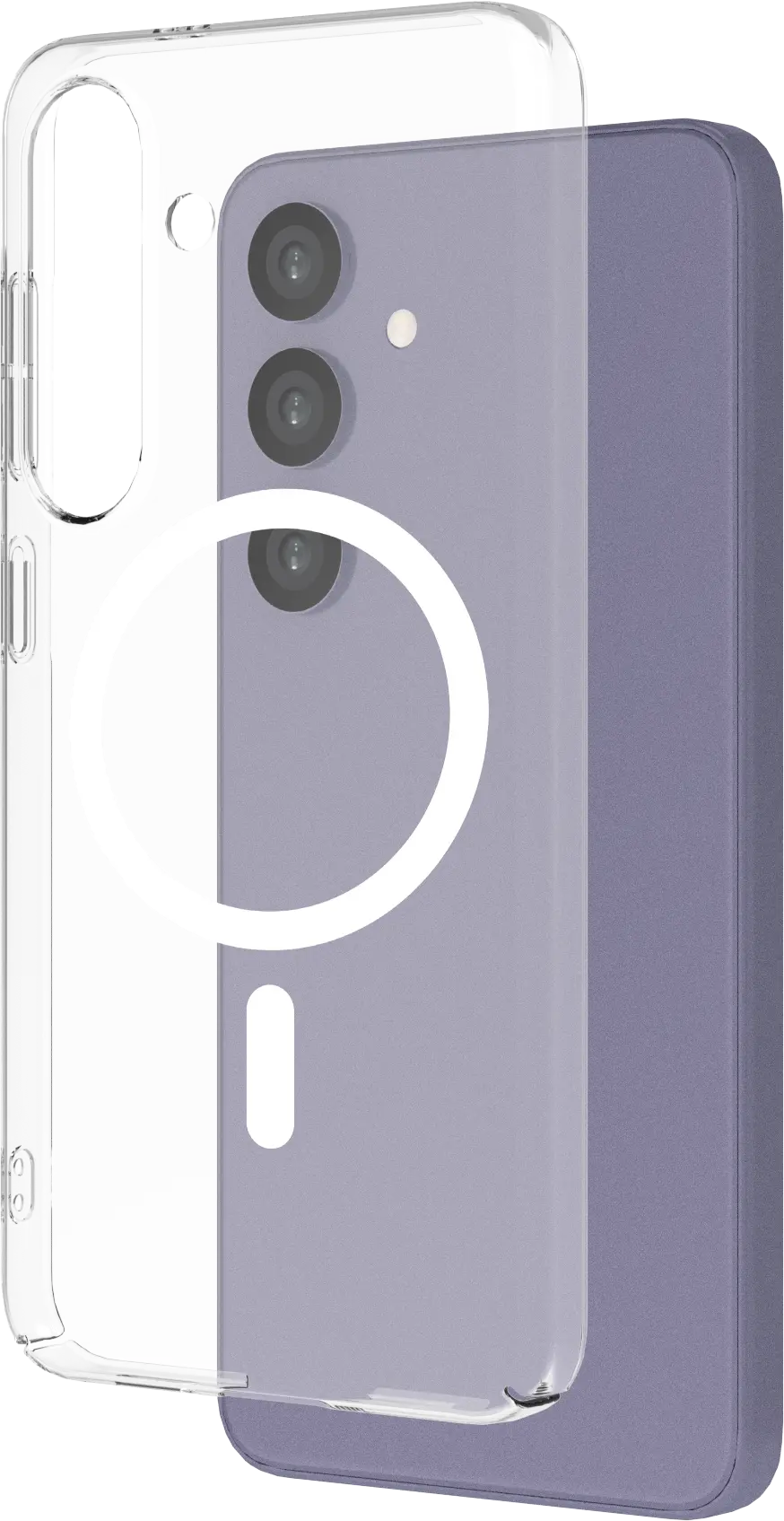 NEKIT Bare Samsung Galaxy S24 Hoesje 1.2MM Thin Case MagSafe Transparant afbeelding 9