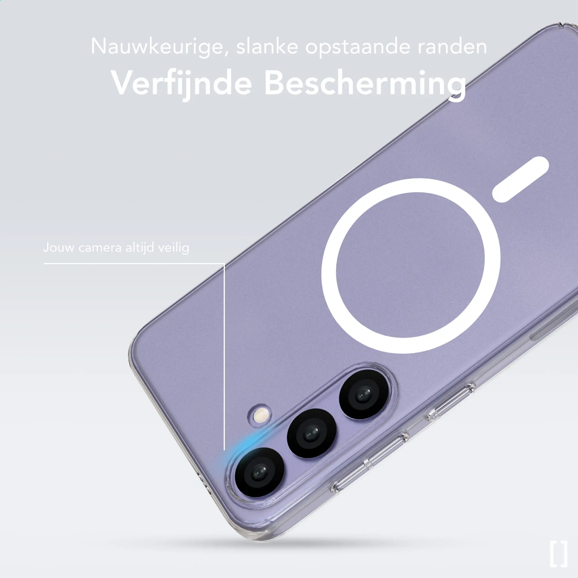NEKIT Bare Samsung Galaxy S24 Hoesje 1.2MM Thin Case MagSafe Transparant afbeelding 5