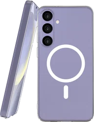 NEKIT Bare Samsung Galaxy S24 Plus Hoesje 1.2MM Thin Case MagSafe Transparant afbeelding