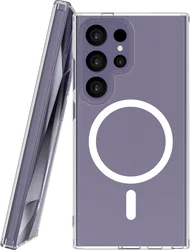 NEKIT Bare Samsung Galaxy S24 Ultra Hoesje 1.2MM Thin Case MagSafe Transparant afbeelding