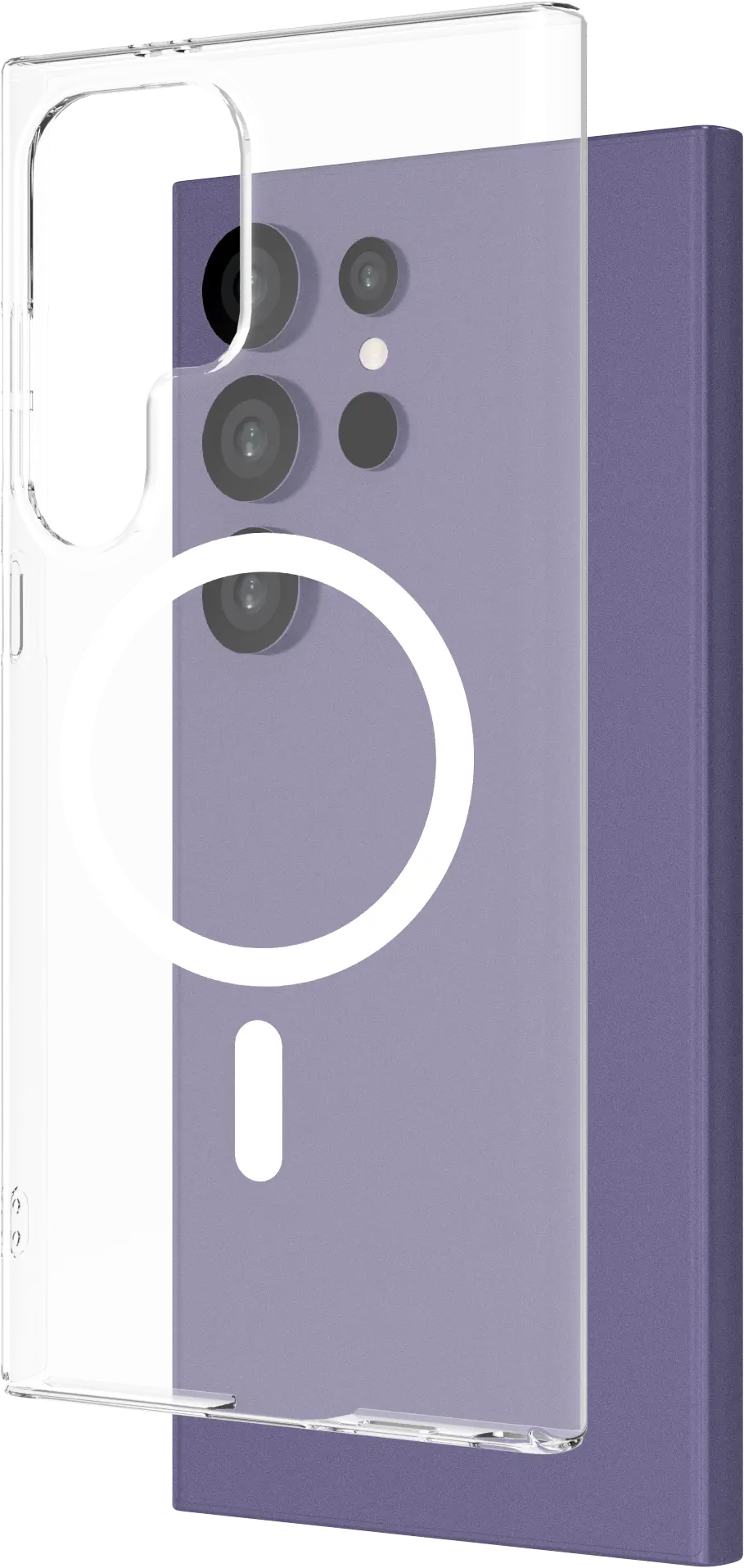 NEKIT Bare Samsung Galaxy S24 Ultra Hoesje 1.2MM Thin Case MagSafe Transparant afbeelding 9