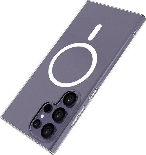 NEKIT Bare Samsung Galaxy S24 Ultra Hoesje 1.2MM Thin Case MagSafe Transparant afbeelding 13