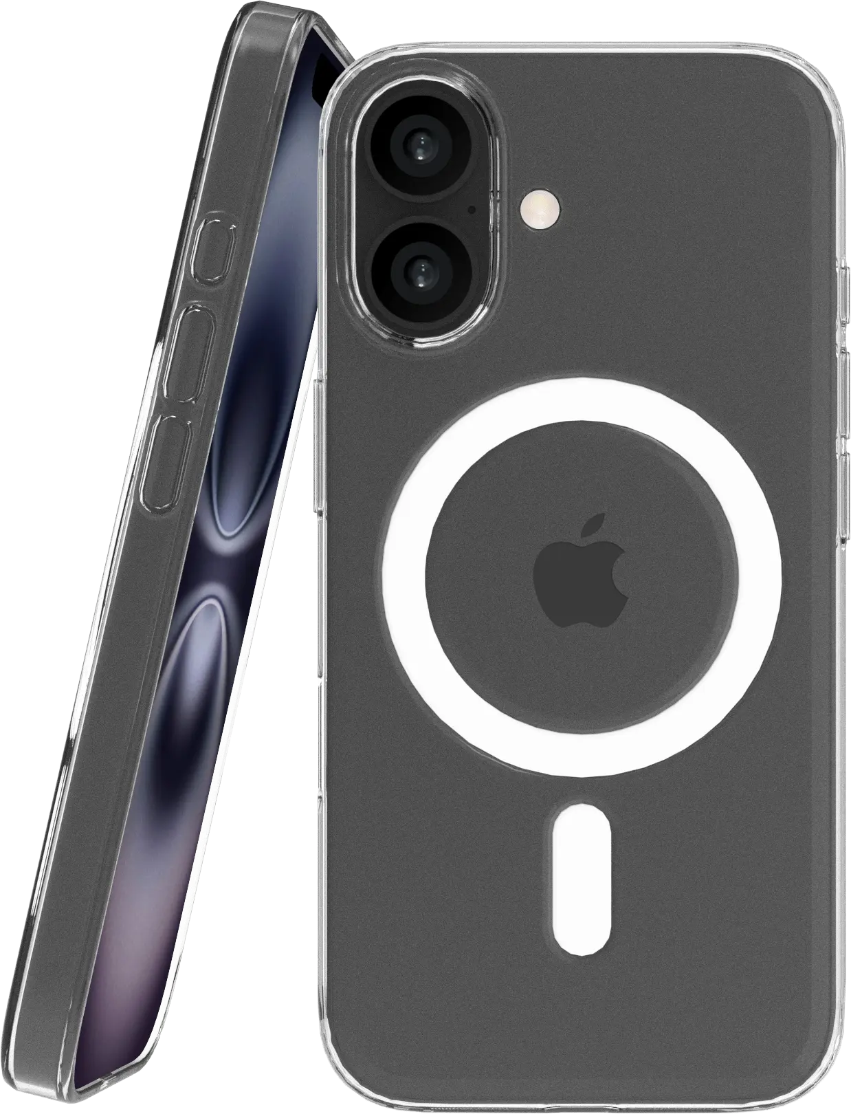 NEKIT Bare Apple iPhone 16 Hoesje 1.2MM Thin Case MagSafe Transparant afbeelding 1